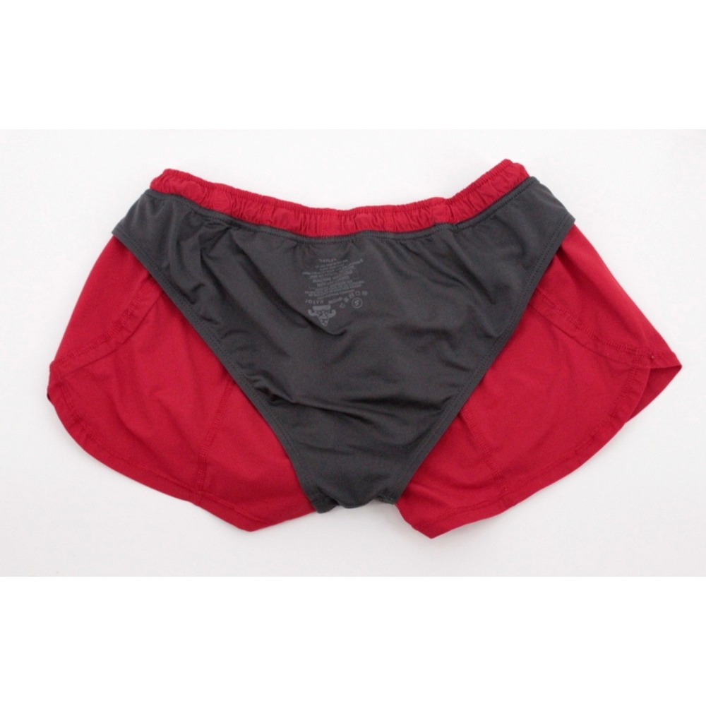 Jolyn Women's Athletic Shorts Size Small RED Lined - Picture 4 of 5